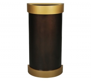 Arena Collection™ Half Round Ash/Trash Receptacle